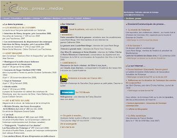 premier site Manifestampe Echos Presse Medias