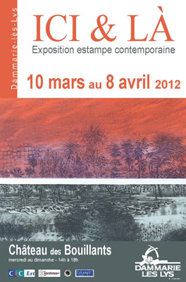ICI & LA estampes contemporaines Dammarie lez Lys 2012 avec Manifestampe