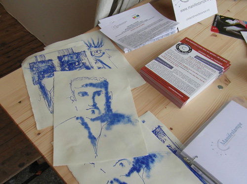 Stand Manifestampe journée estampe contemporaine 2012